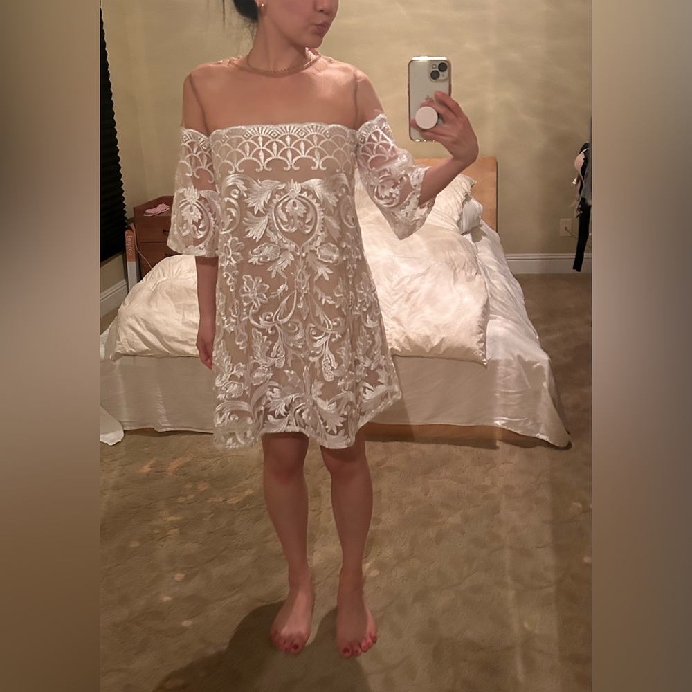 White Lace Dress